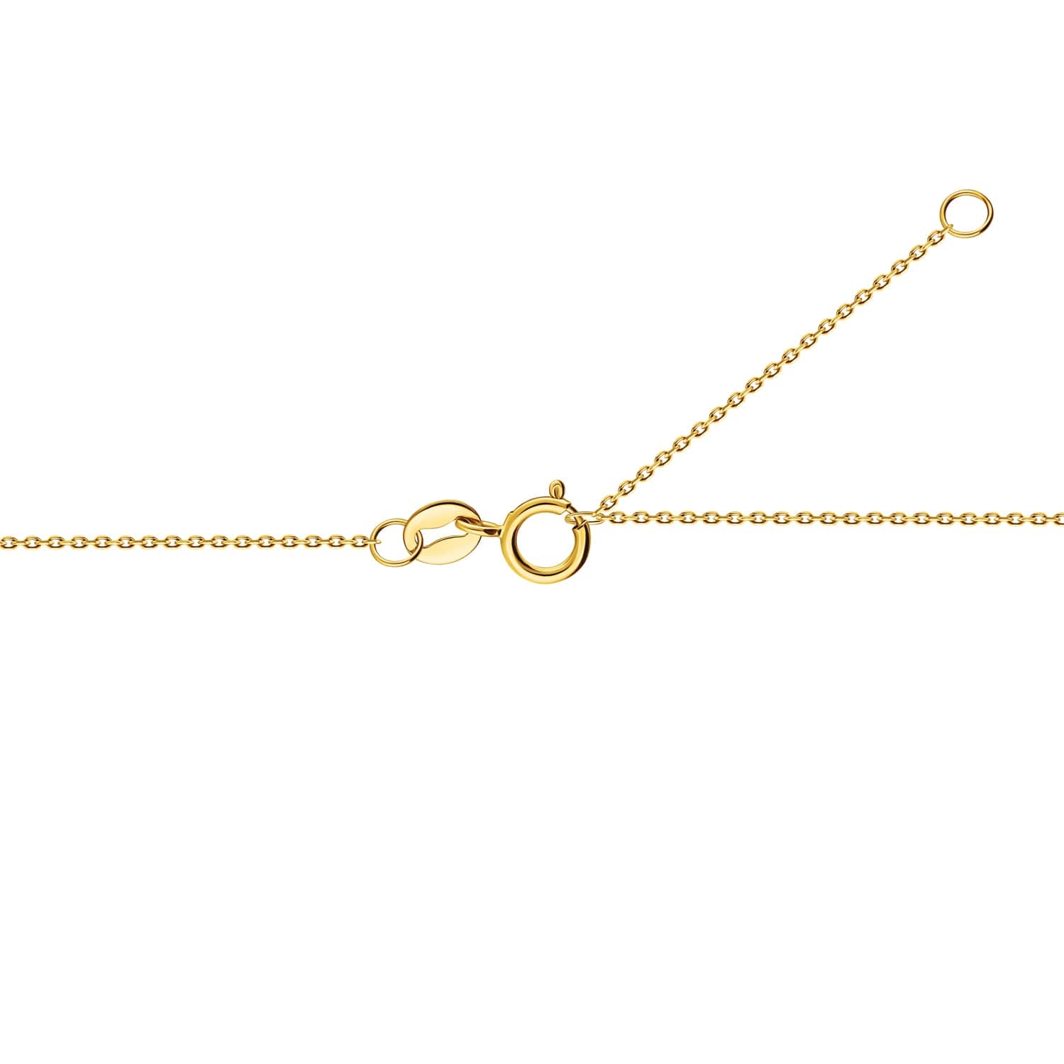 Naszyjnik brylantowy z cytrynem, żółte złoto Naszyjnik brylantowy z cytrynem, żółte złoto