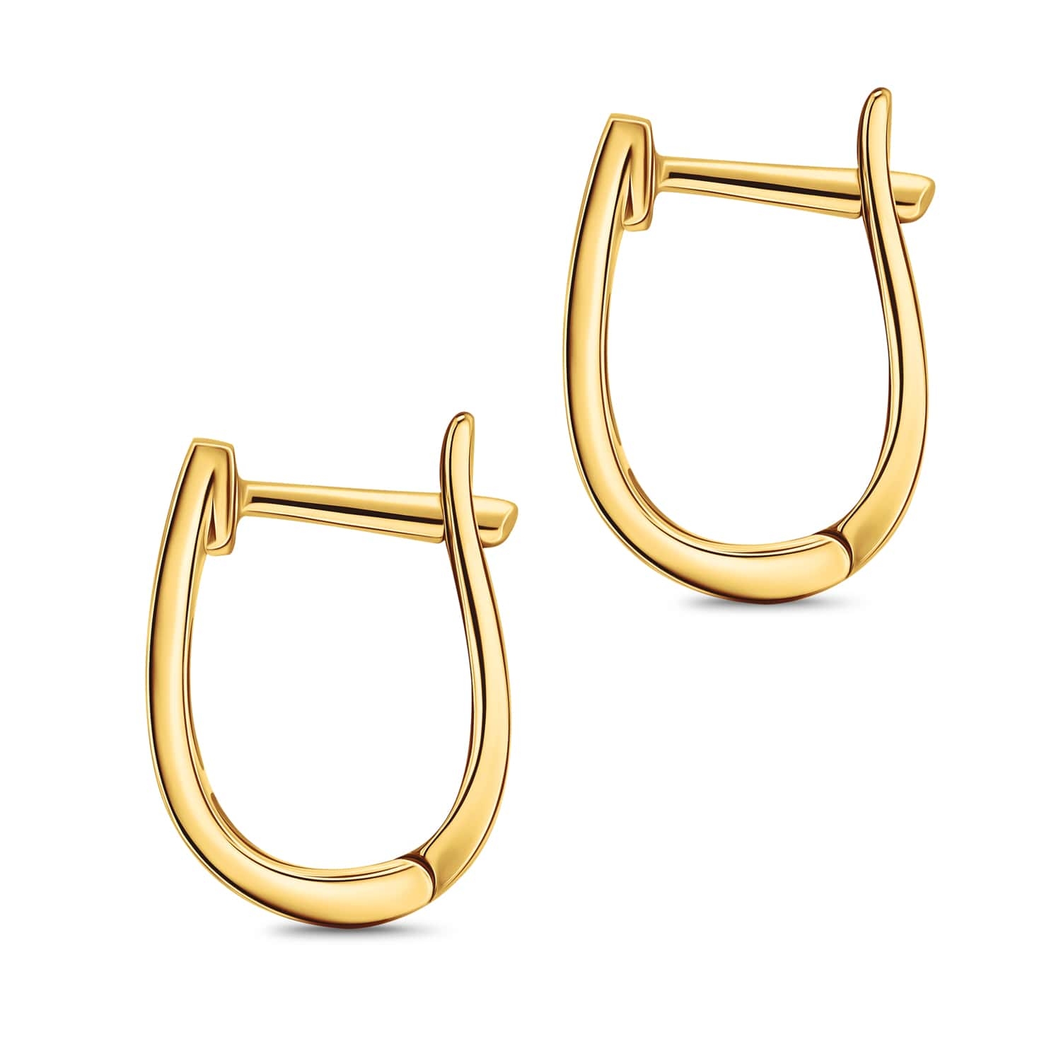 Kolczyki z diamentami, żółte złoto, E01892-Y bok Kolczyki z diamentami, żółte złoto, E01892-Y bok