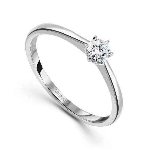 Mary　Amomento キュロット 0サイズ Pierścionek z diamentem 0,25ct, dwukolorowe złoto - sklep