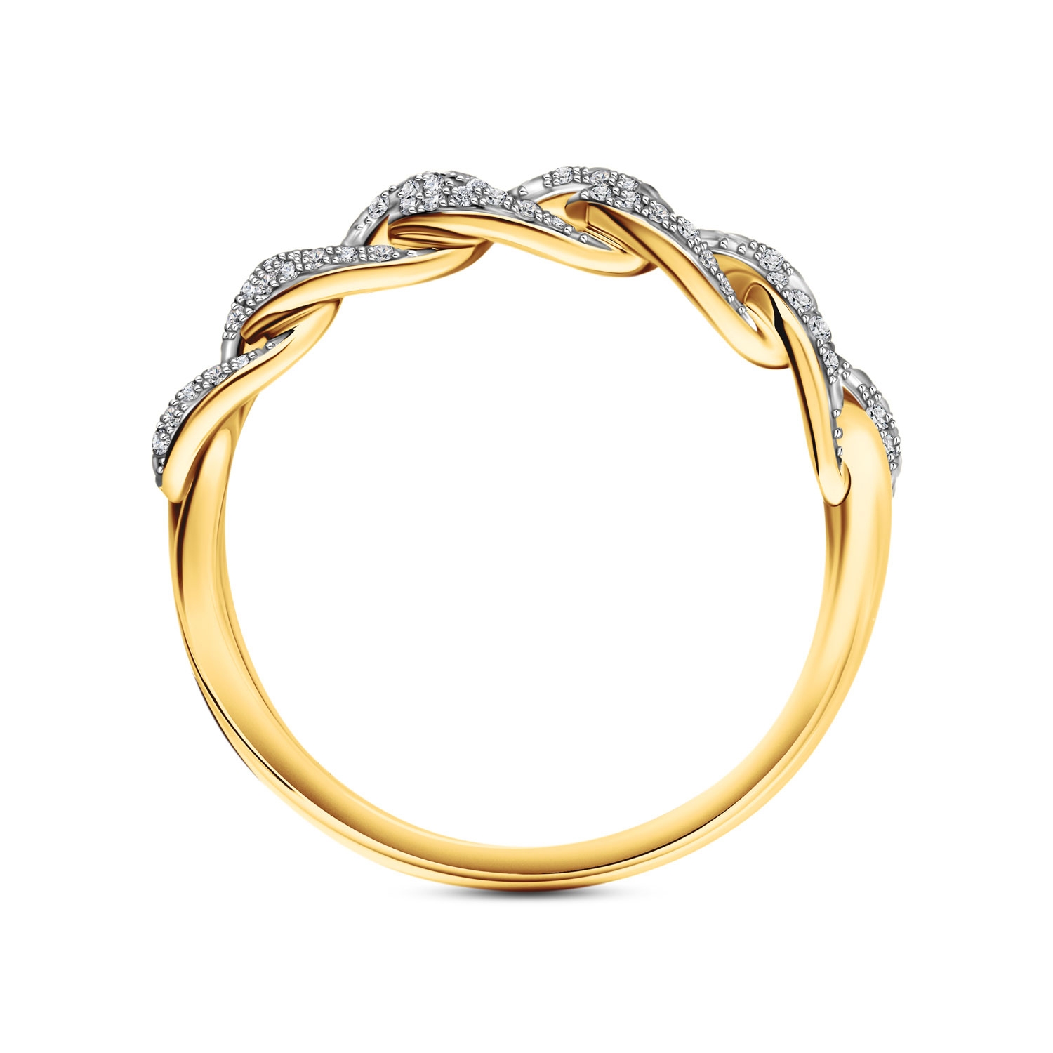 Pierścionek z diamentami, R07859-Y Pierścionek z diamentami, R07859-Y