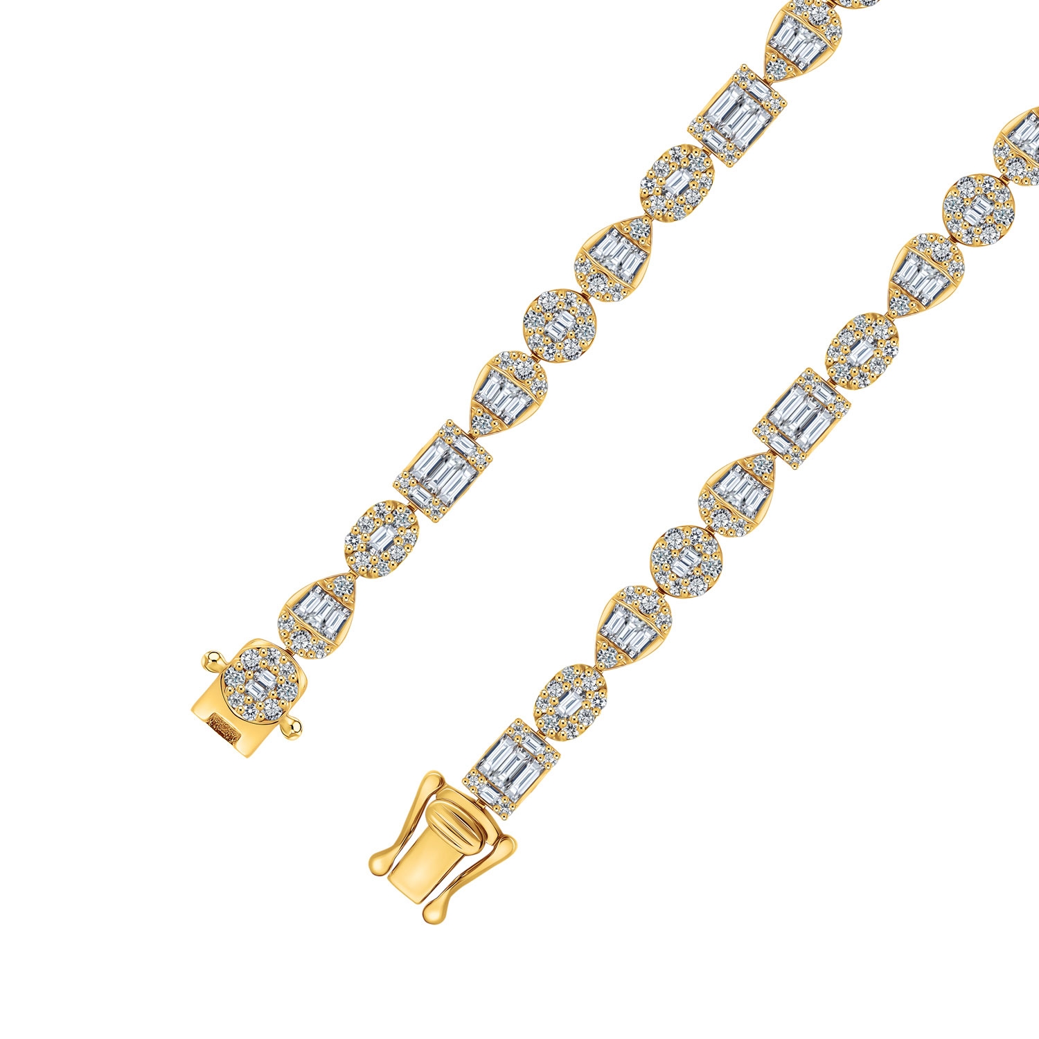 Bransoleta z diamentami, złoto B07199-Y Bransoleta z diamentami, złoto B07199-Y