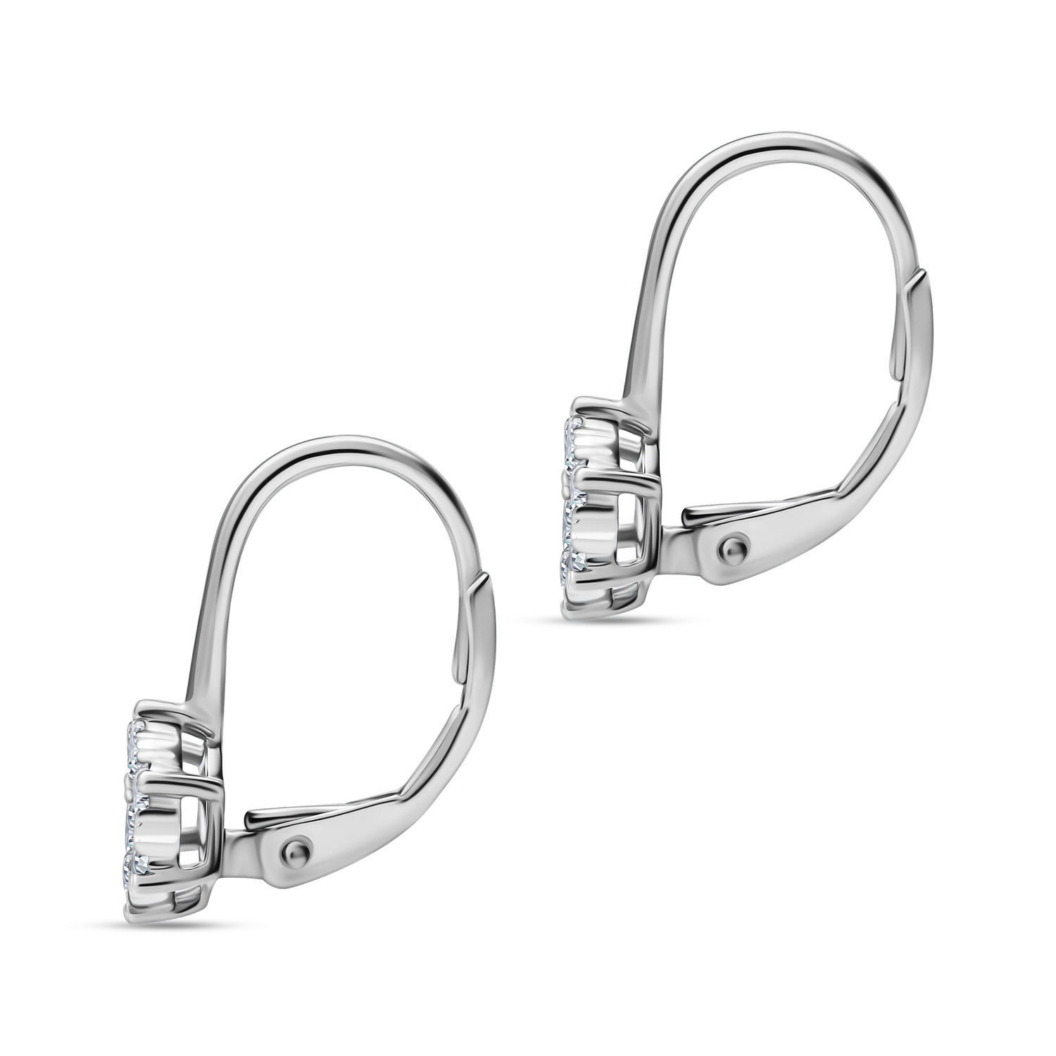 Kolczyki z diamentami, białe złoto E06841-W-P Kolczyki z diamentami, białe złoto E06841-W-P