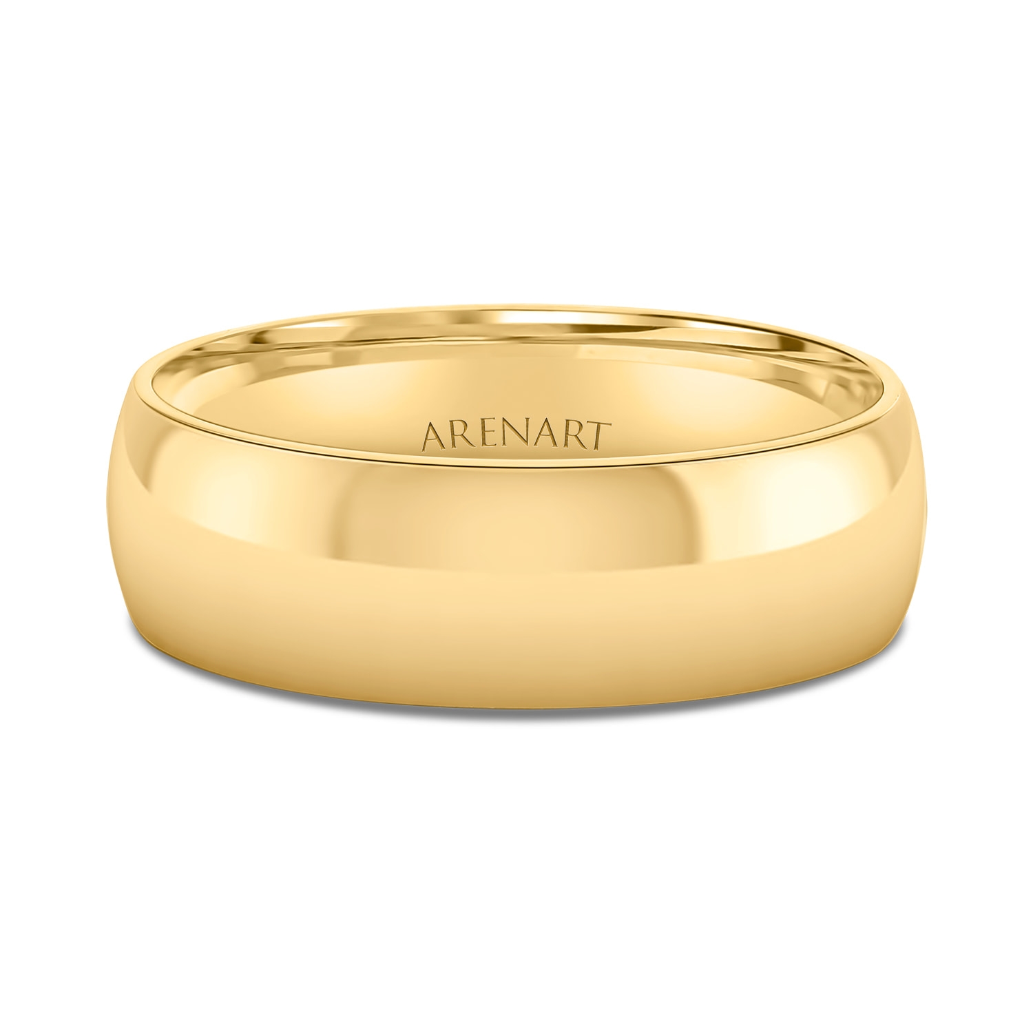 Obrączka męska 6 mm ART L1-6M(M)-Y Obrączka męska 6 mm ART L1-6M(M)-Y