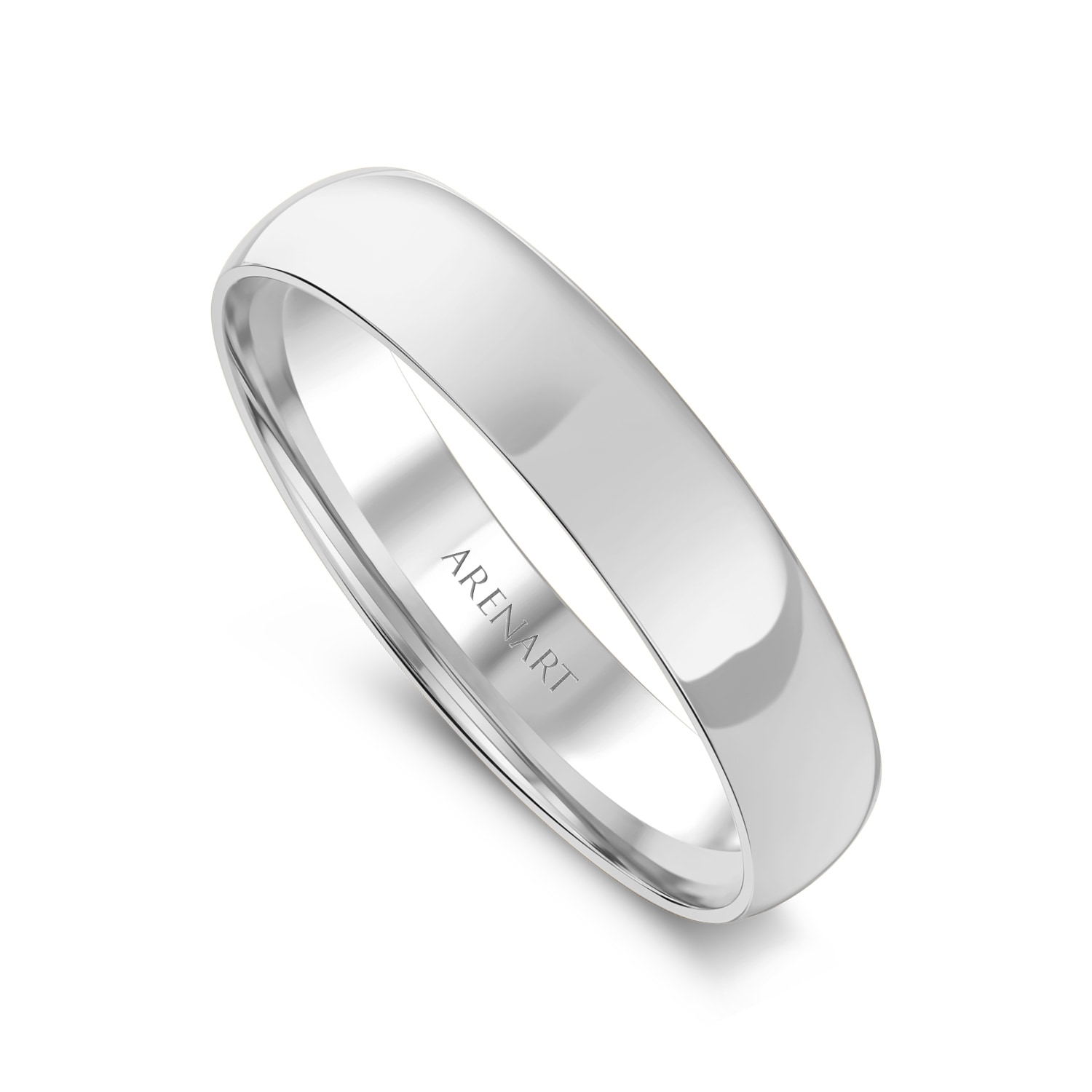 Obrączki ślubne, białe złoto, diamenty, 4 mm i 5 mm Obrączki ślubne, białe złoto, diamenty, 4 mm i 5 mm