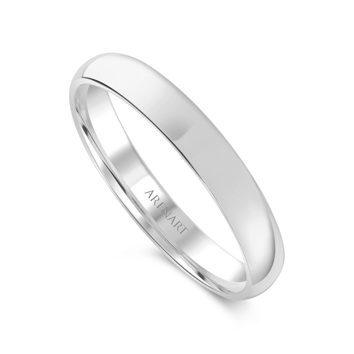 Obrączki ślubne, białe złoto, diamenty, 1,9 mm i 3 mm Obrączki ślubne, białe złoto, diamenty, 1,9 mm i 3 mm