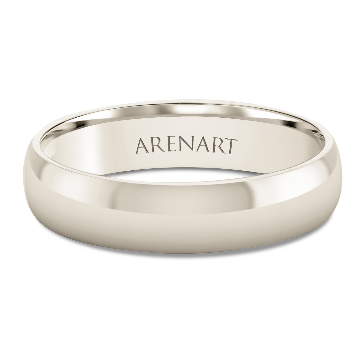 Obrączka złota 4 mm, damska, model ART L1-4M(L)-WN Obrączka złota 4 mm, damska, model ART L1-4M(L)-WN