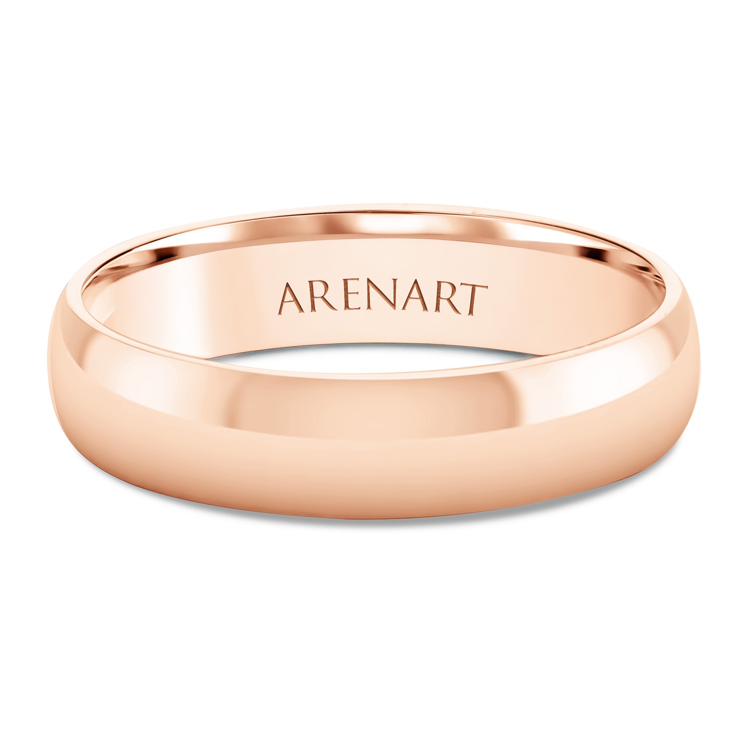 Obrączka z różowego złota, model ART L1-4M(M)-R Obrączka z różowego złota, model ART L1-4M(M)-R