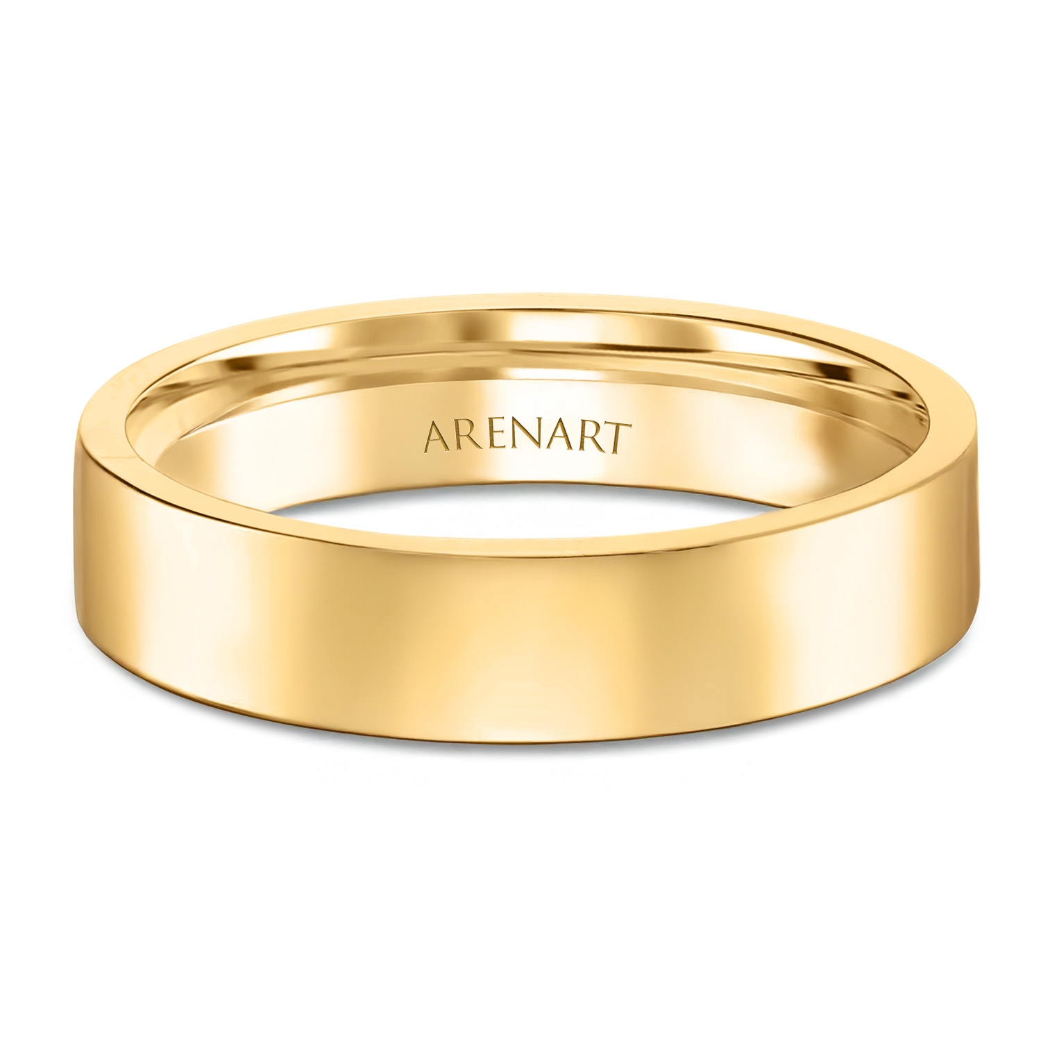 Obrączka 5 mm męska, model ART L2-5M(M)-Y Obrączka 5 mm męska, model ART L2-5M(M)-Y