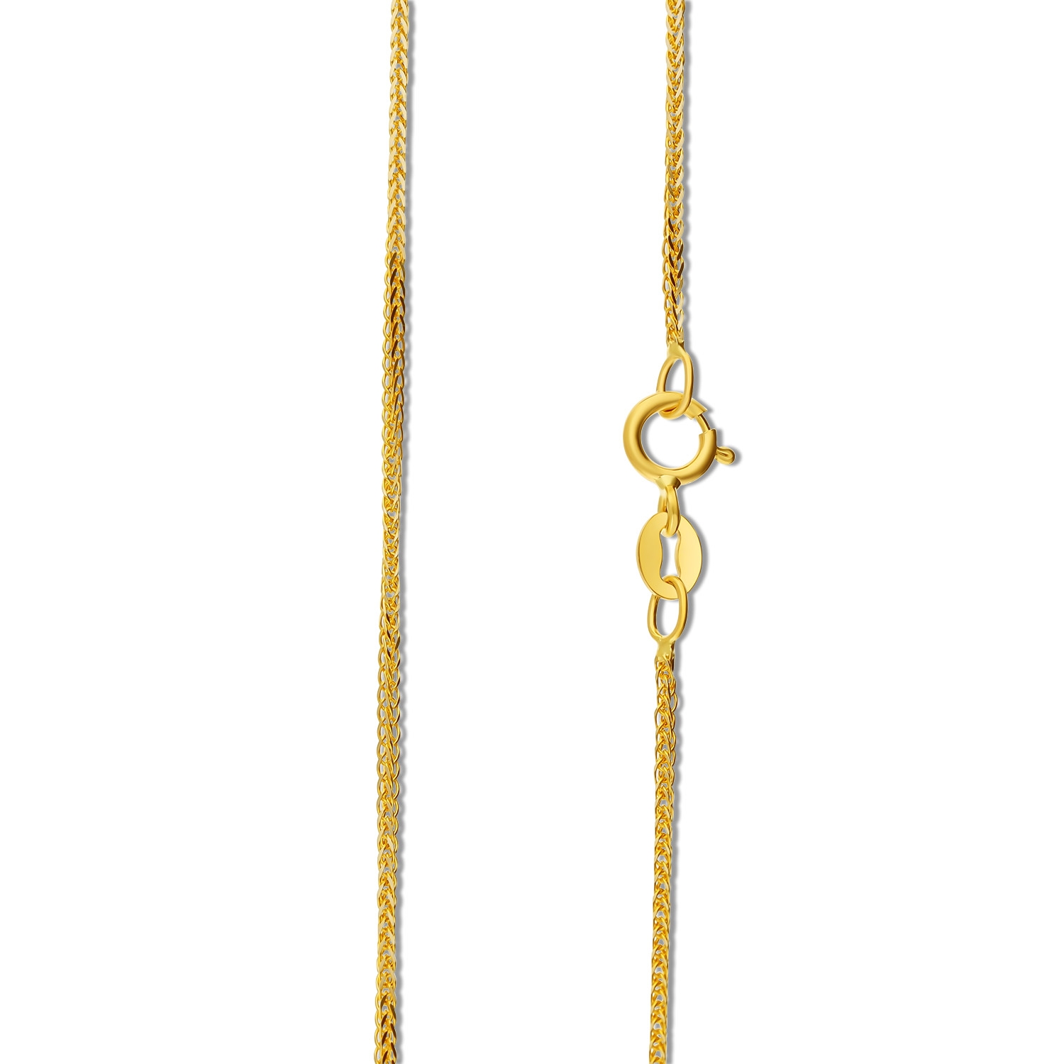 Łańcuszek złoty lisi ogon 40 cm, żółte złoto Łańcuszek złoty lisi ogon 40 cm, żółte złoto