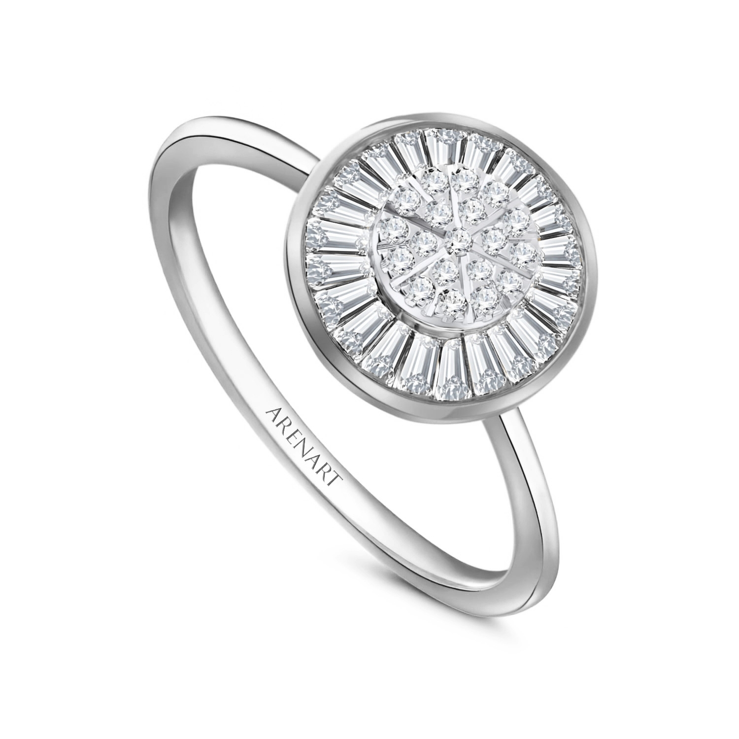 Pierścionek z diamentami model ASPR5294-W