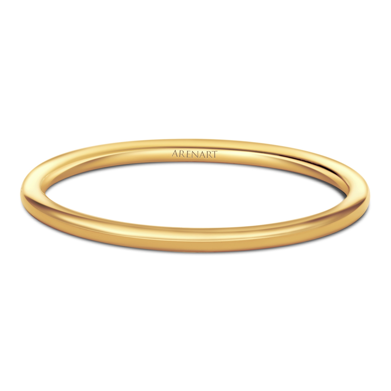 Pierścionek złoty obrączkowy 1 mm, żółte złoto Pierścionek złoty obrączkowy 1 mm, żółte złoto