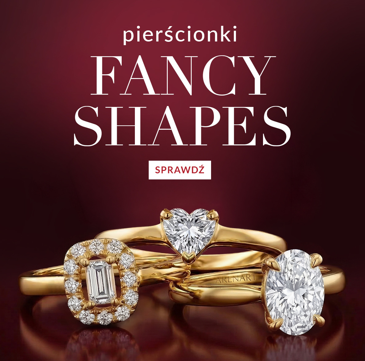 Pierścionki Fancy Shapes