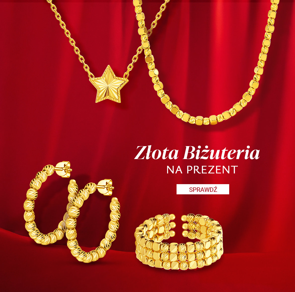 Biżuteria złota na Święta